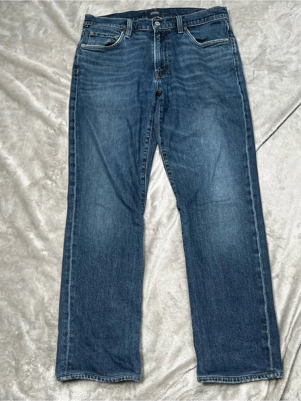 Citizens Of Humanity Elijah Jeans Mens 33x30 Blue Straight Denim Premium Vintage